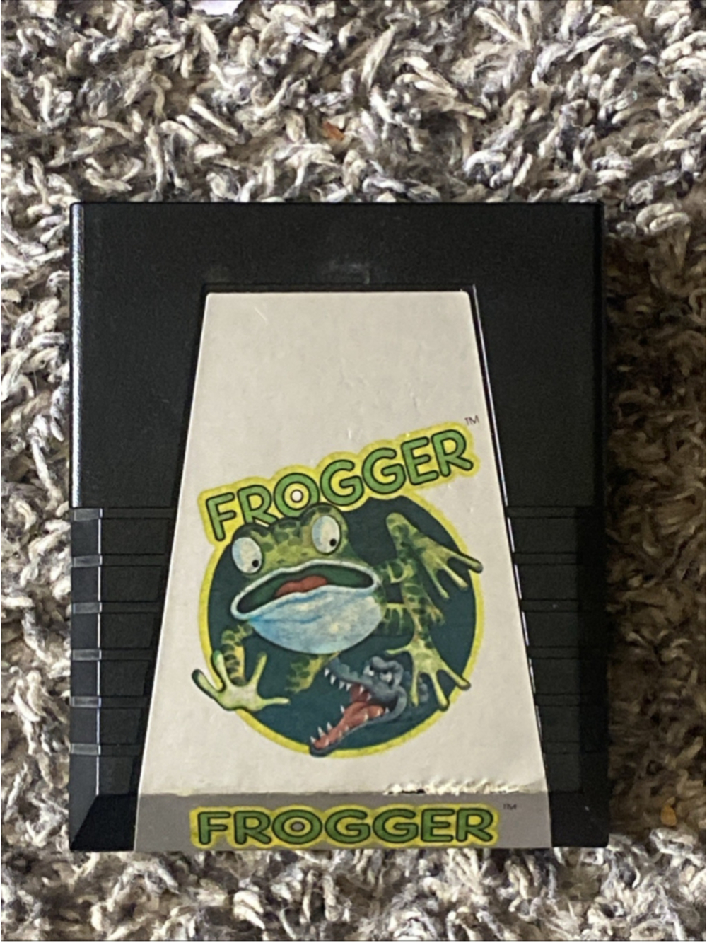 Frogger Atari 7800 Video Game Cartridge Arcade 1981 NTSC-U/C US/Canada